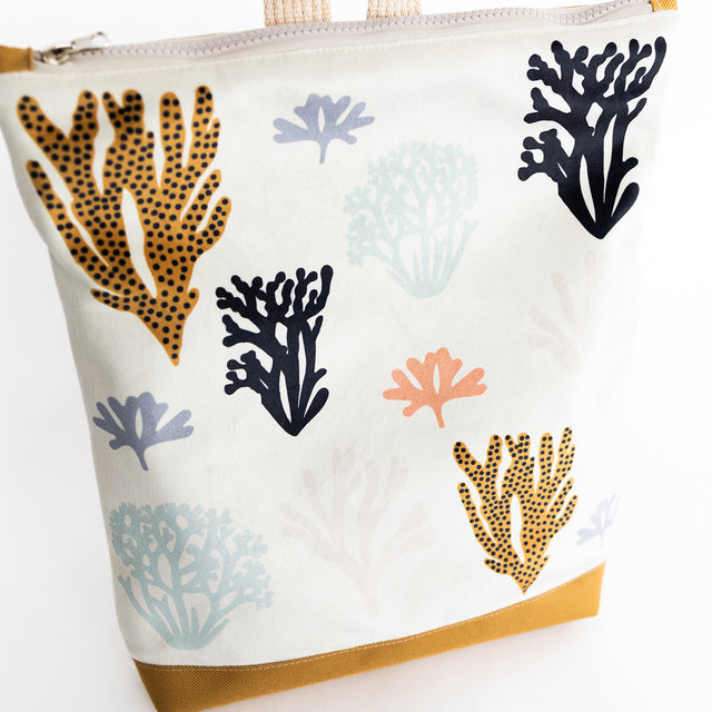 Stylish Coral Pattern Backpack for Kids – Lightweight & Waterproof by Muni at www.brixbailey.com