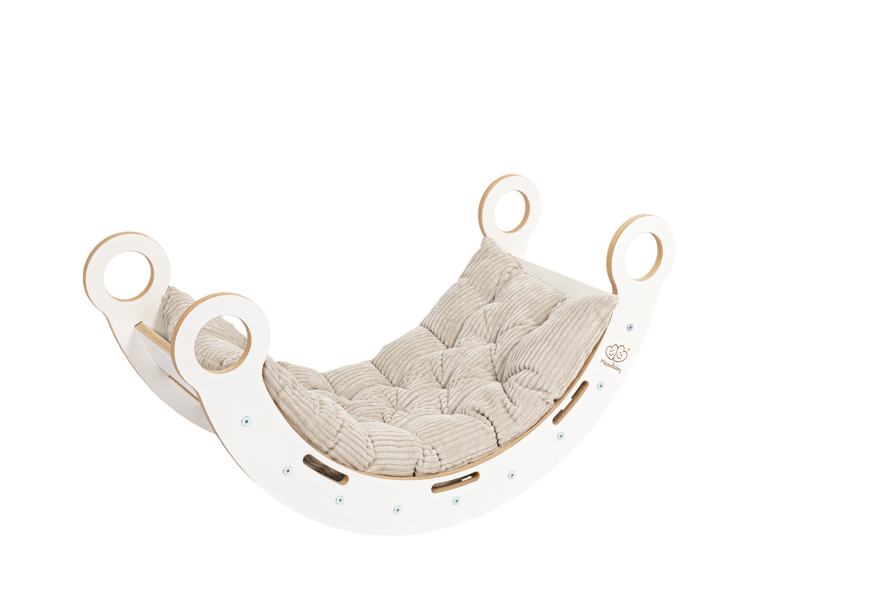 Dream Rocker with Pillow, Slide & Ladder – Montessori Inspired Play by MeowBaby at www.brixbailey.com