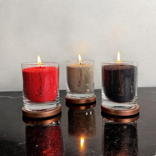 Elevate Your Ambience with The Candledust 160 Red Candle by Candledust at www.brixbailey.com