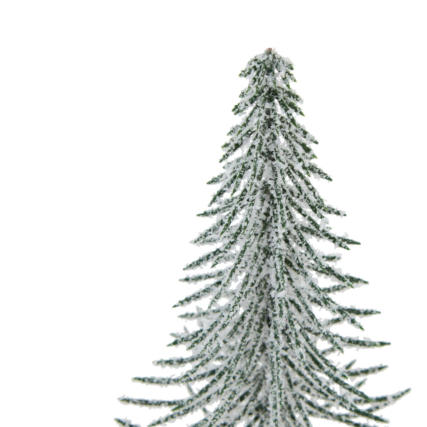 Frost-kissed spindle tree with natural wood base and crystalline branches, perfect for winter decor  by sostter at brixbailey.com