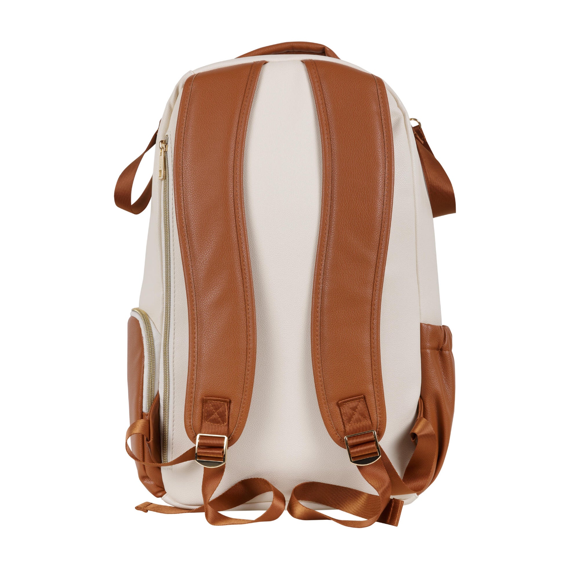 Stylish Cappuccino Diaper Bag – Vegan Leather, Lightweight & Spacious by Ally Scandic at www.brixbailey.com