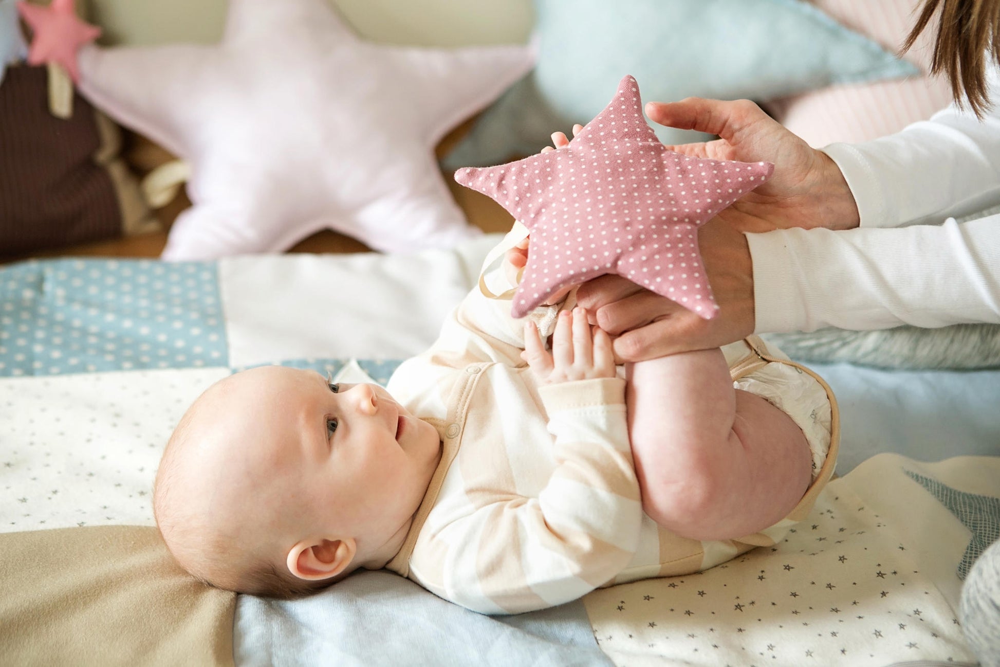 Handcrafted Charming Starlets – Eco-Friendly Baby Toys by Karloova at www.brixbailey.com