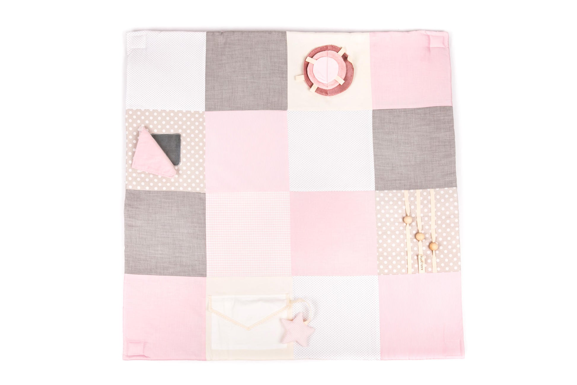 Karloova Handmade Activity Blanket – Perfect for Baby Development by Karloova at www.brixbailey.com