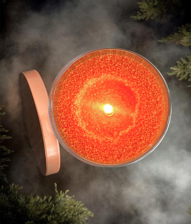 Add a Burst of Color with The Candledust 160 Orange Candle - Eco-Friendly & Unscented Elegance for Your Home by Candledust at www.brixbailey.com