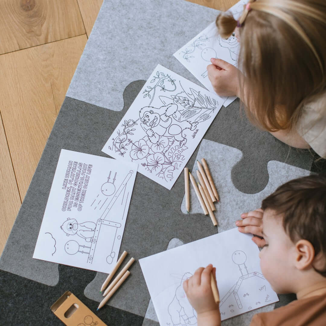 Felt Puzzle Playmat for Kids - Safe, Eco-Friendly & Expandable Play Area by Ette Tete at www.brixbailey.com