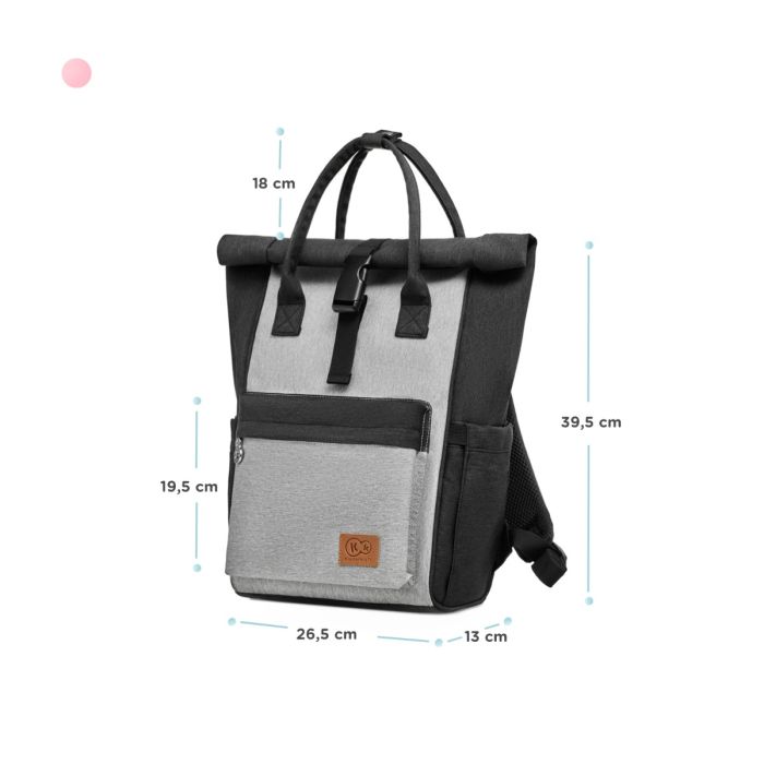 Moonpack Stroller-Compatible Backpack – Versatile & Organized by Kinderkraft at www.brixbailey.com