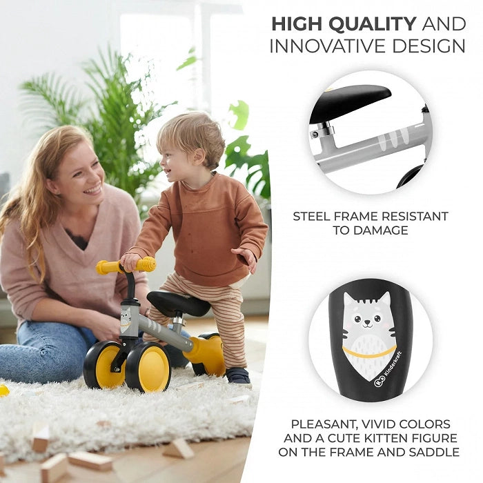 CUTIE Balance Bike for Toddlers - Safe, Adjustable, and Designed for Fun Learning by Kinderkraft at www.brixbailey.com