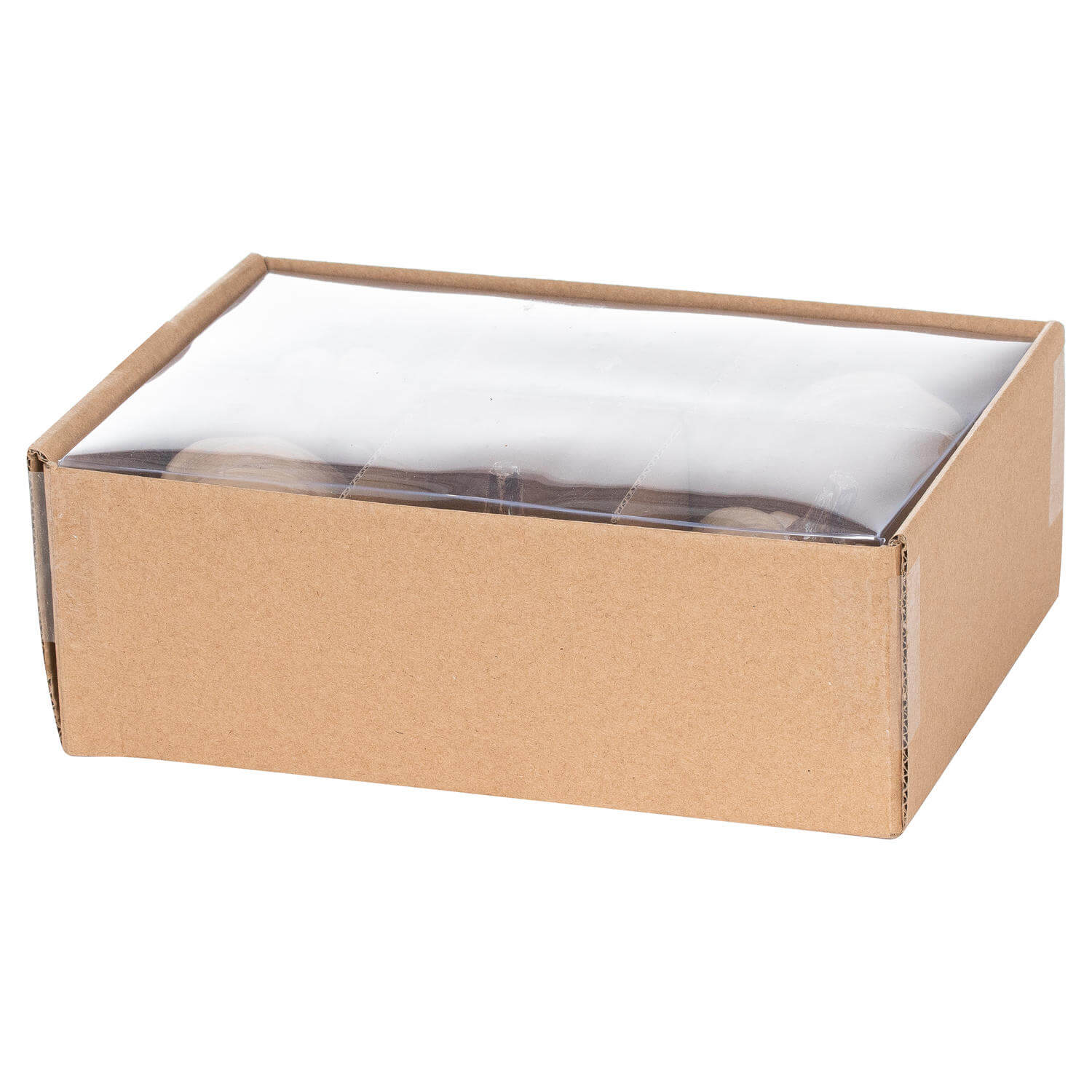 Set of six handcrafted grey resin pumpkins with wood-effect carving for autumn décor by Sostter at brixbailey.com