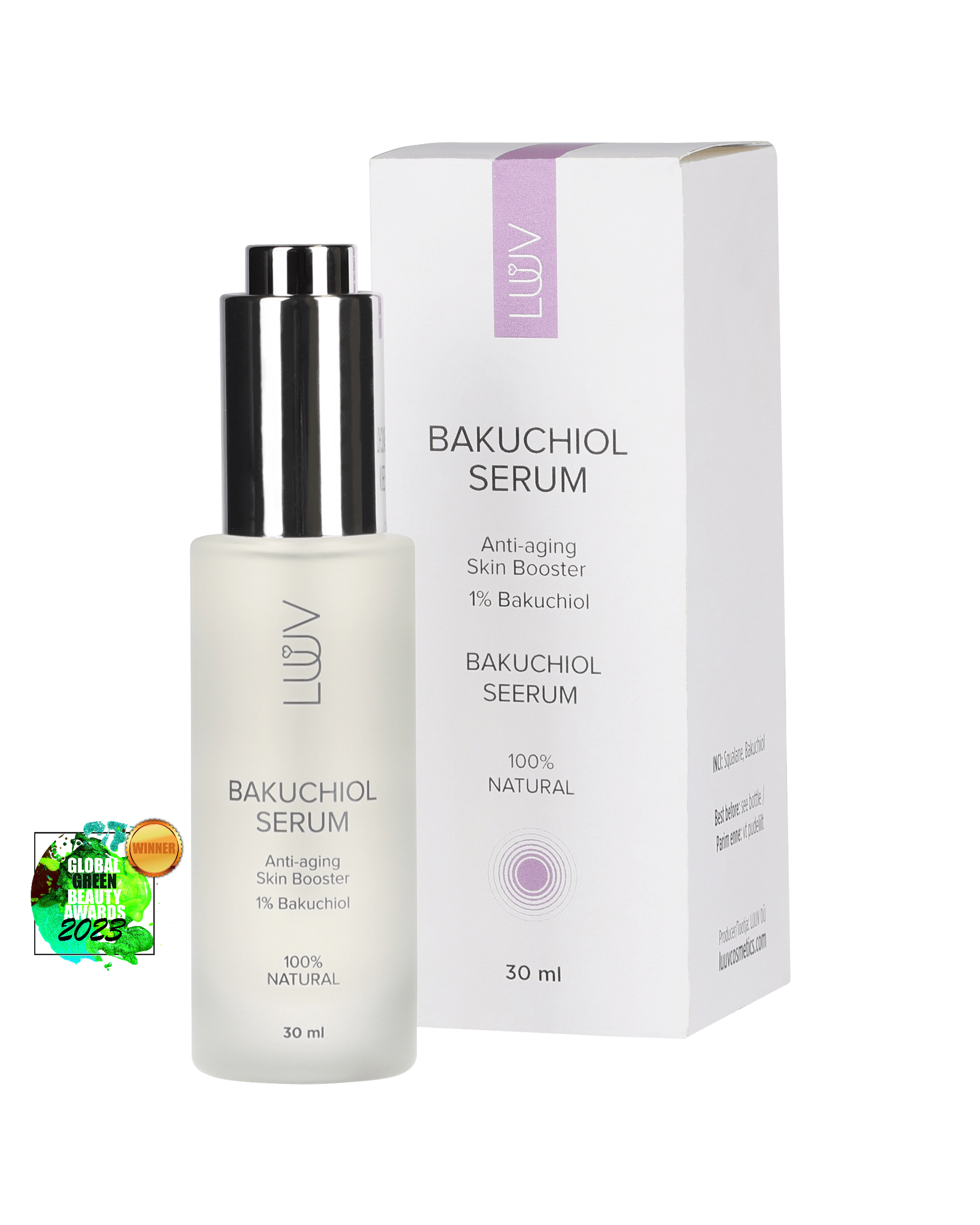 LUUV Bakuchiol Serum – Natural Anti-Aging & Collagen Boost by LUUV at www.brixbailey.com