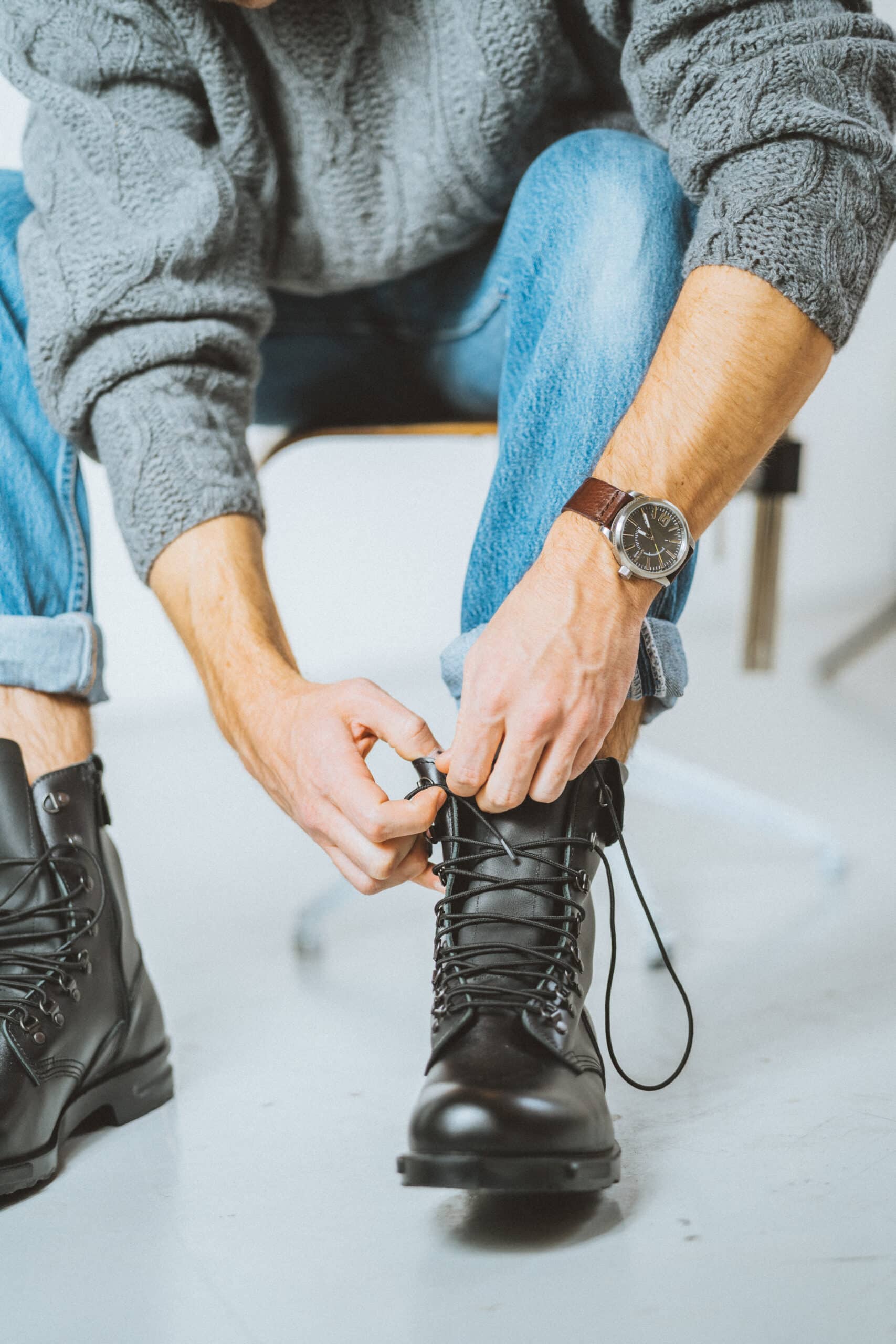 Hawk Pilot Military Boots – Durable Leather & NATO Standard by Samelin at www.brixbailey.com