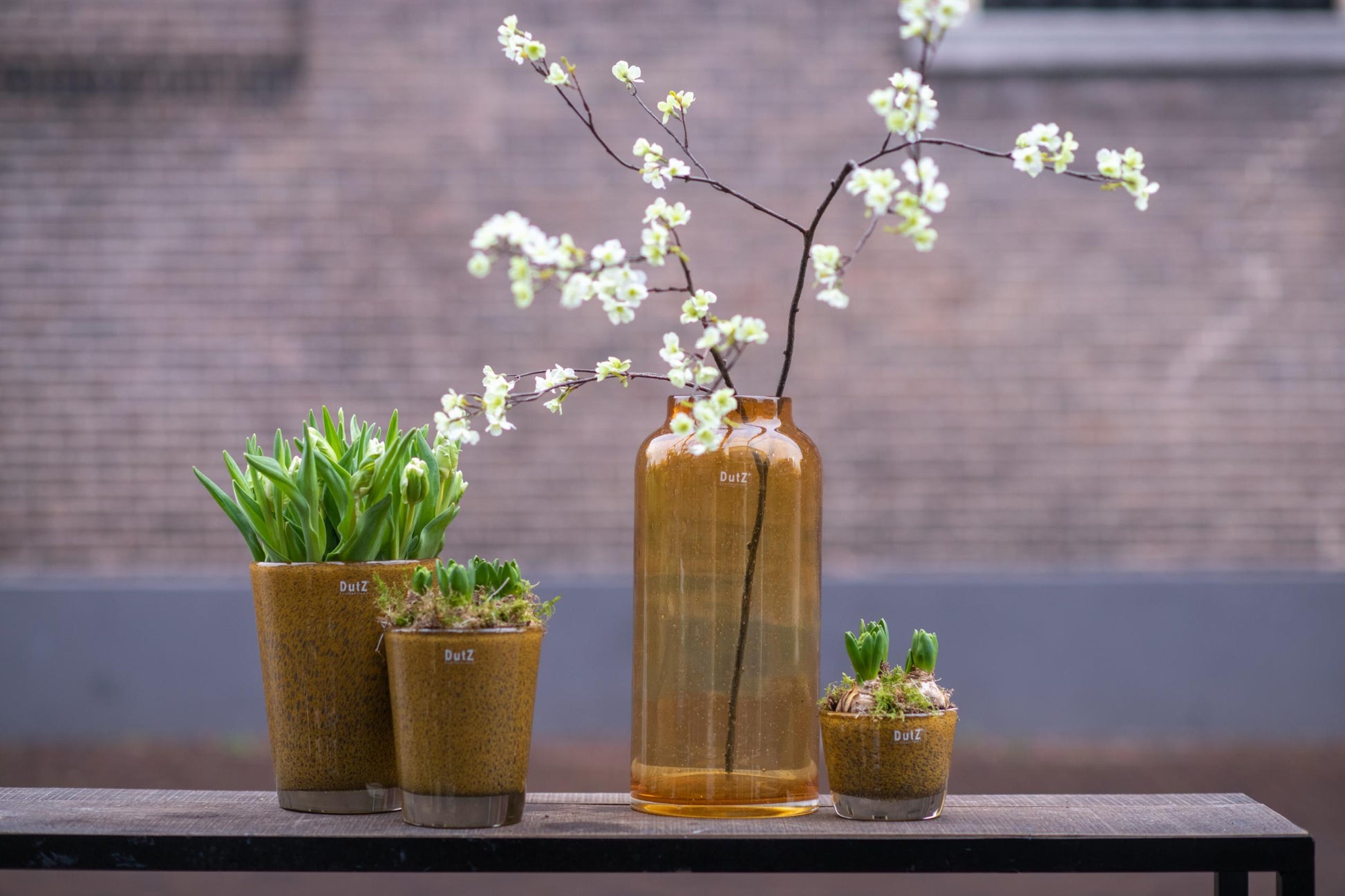 CONIC Vase - Thick with Bubbles by DutZ