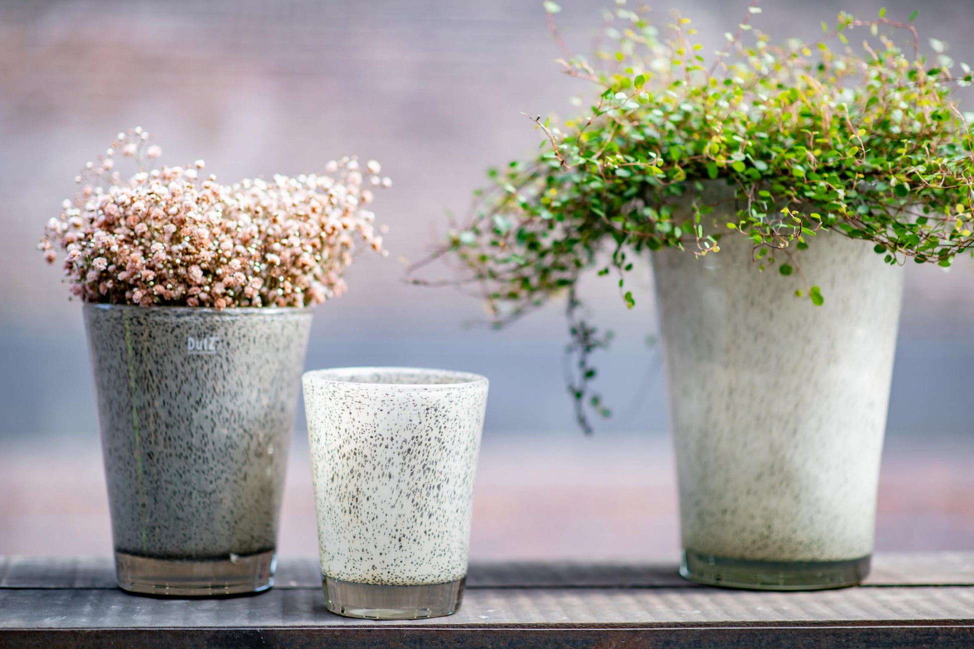 CONIC Vase - Thick with Bubbles by DutZ