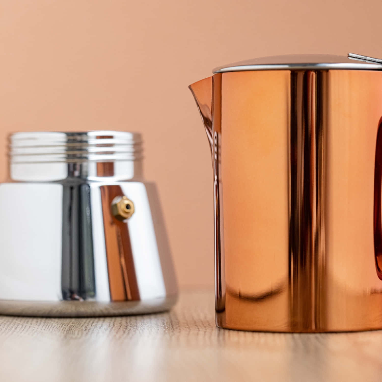 Stainless Steel Coffee Maker – Copper Finish, Induction-Friendly by La Cafetière at www.brixbailey.com