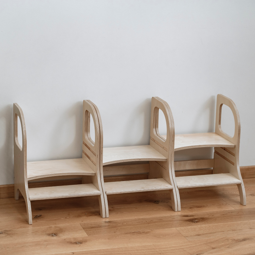 MIIMO Adjustable Height Step Stool – Montessori Inspired & Safe by Ette Tete at www.brixbailey.com