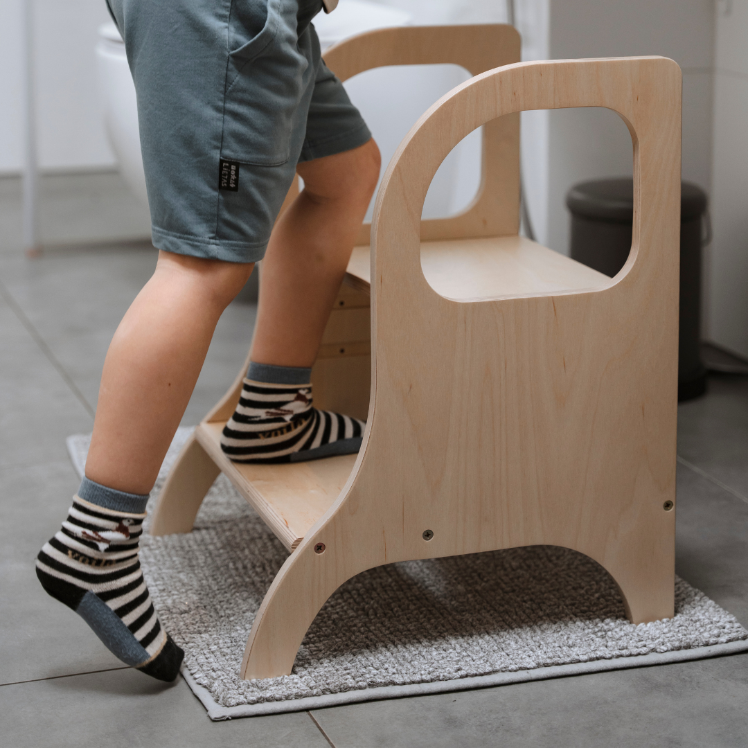 MIIMO Adjustable Step Stool – Montessori Inspired & Versatile by Ette Tete at www.brixbailey.com