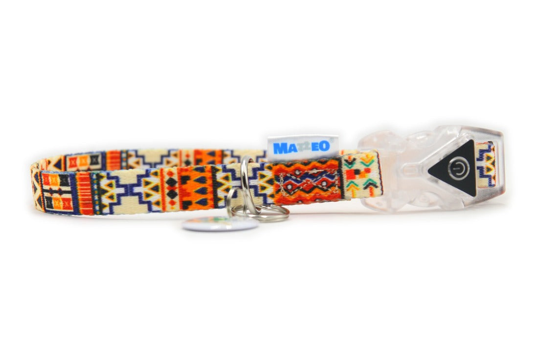 Boho Collection Dog Collar – A style that combines hippie blaze of colors with casual surfers and bohemian originality by Matteo at www.brixbailey.com