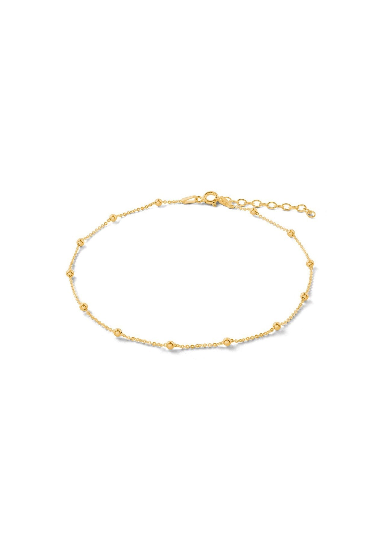 Minimalist Silver Bubble Anklet – Perfect Summer Accessory by NO MORE at www.brixbailey.com