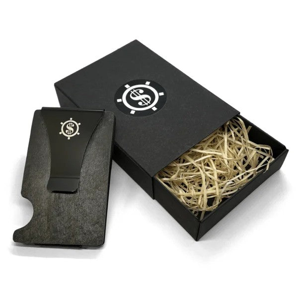 Eco-Friendly Slate Stone Cardholder – Holds 12, RFID Safe by Seif Design at www.brixbailey.com