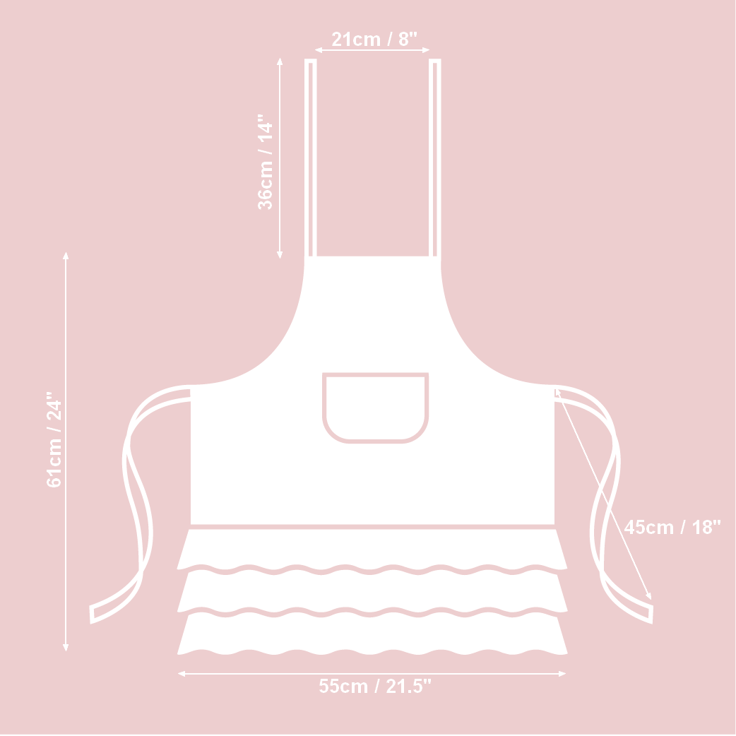 Charming Kitchen Apron – Perfect Family Gift & Matching Design by Hortensias Home at www.brixbailey.com
