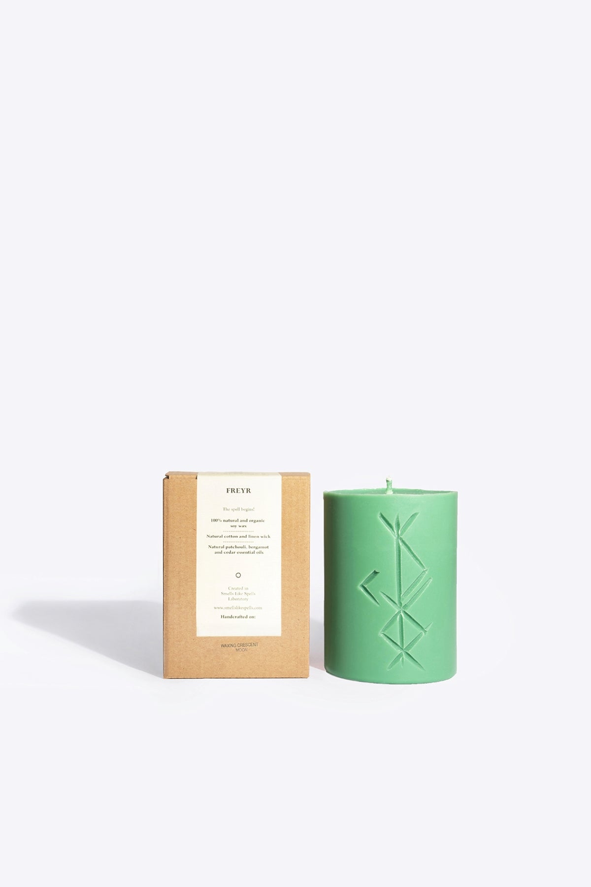 Magical Soy-Wax Rune Candle for Financial Prosperity & Wealth by Smells Like Spells at www.brixbailey.com