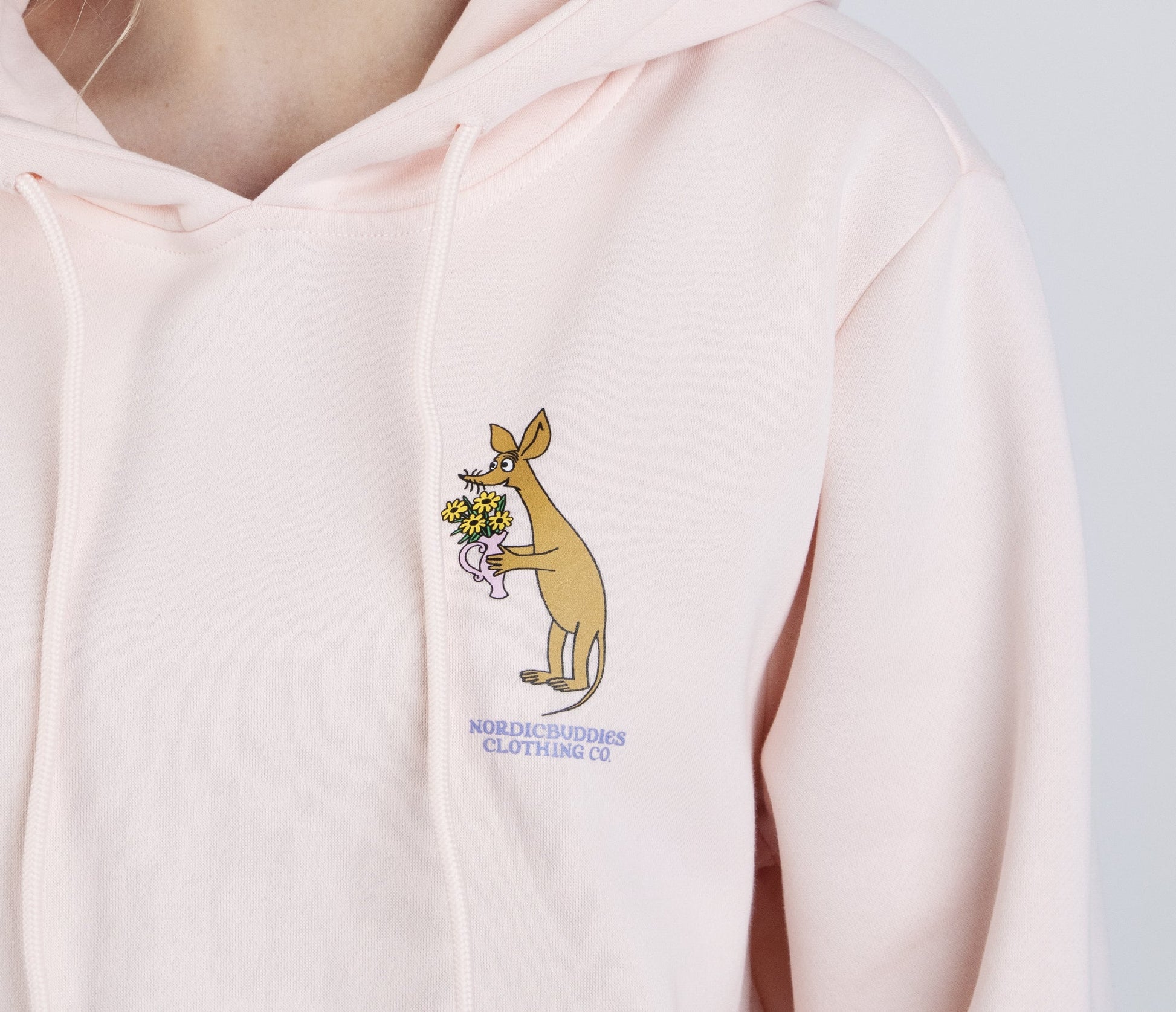Light Pink Moomin Sweatshirt – Chic & Comfortable Ladies Fit by Moomin by NordicBuddies at www.brixbailey.com