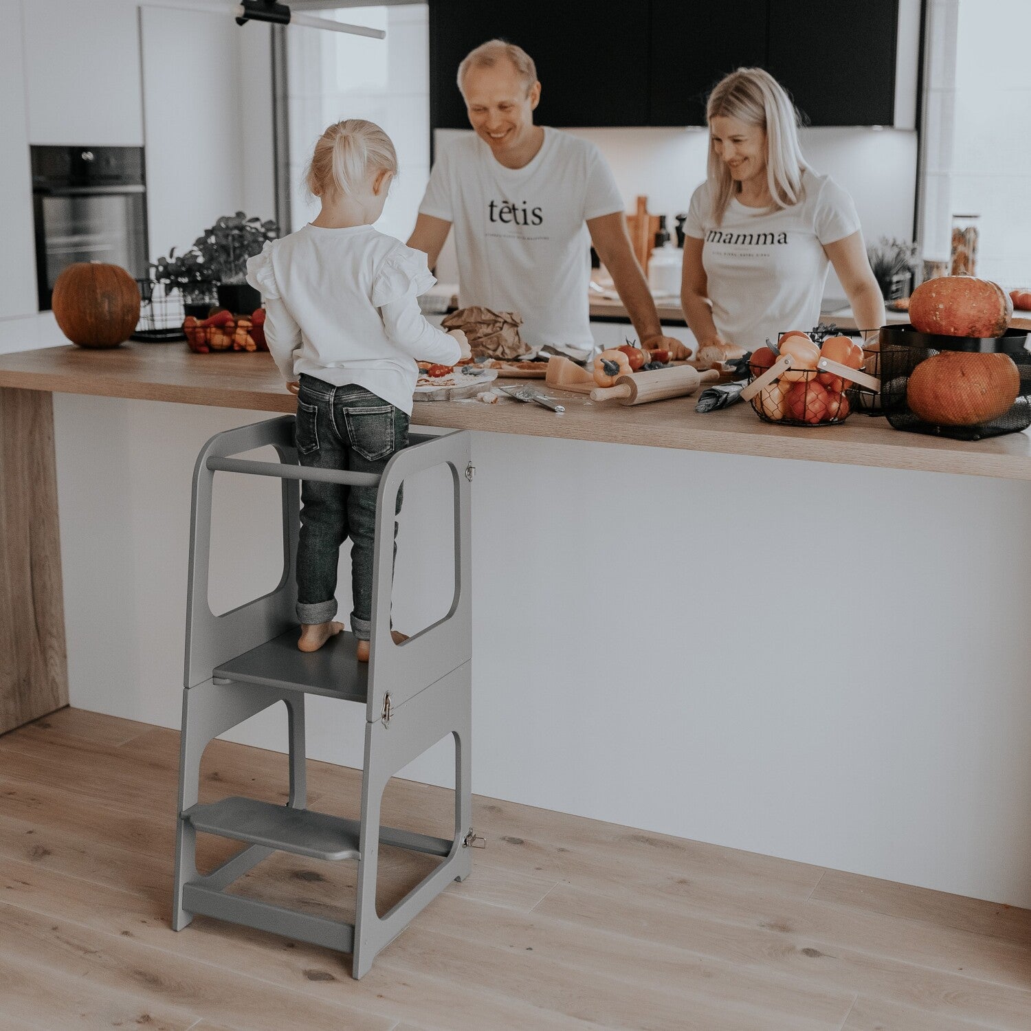 2-in-1 Convertible Kitchen Tower – Safe & Versatile for Kids by Montessori House Bed at www.brixbailey.com