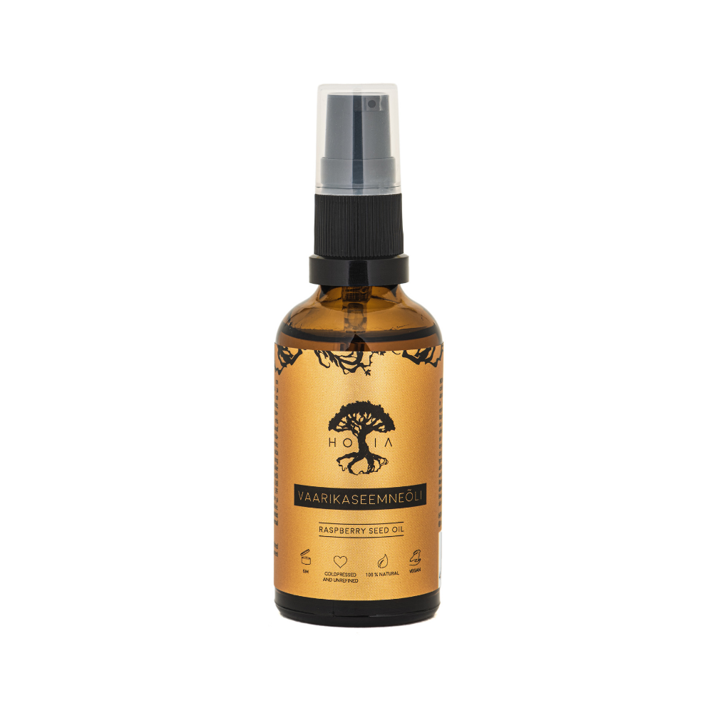 HOIA Raspberry Seed Oil - Cold-Pressed, Rich in Antioxidants & Vitamins, SPF 28-50, Suitable for All Skin Types by HOIA at www.brixbailey.com