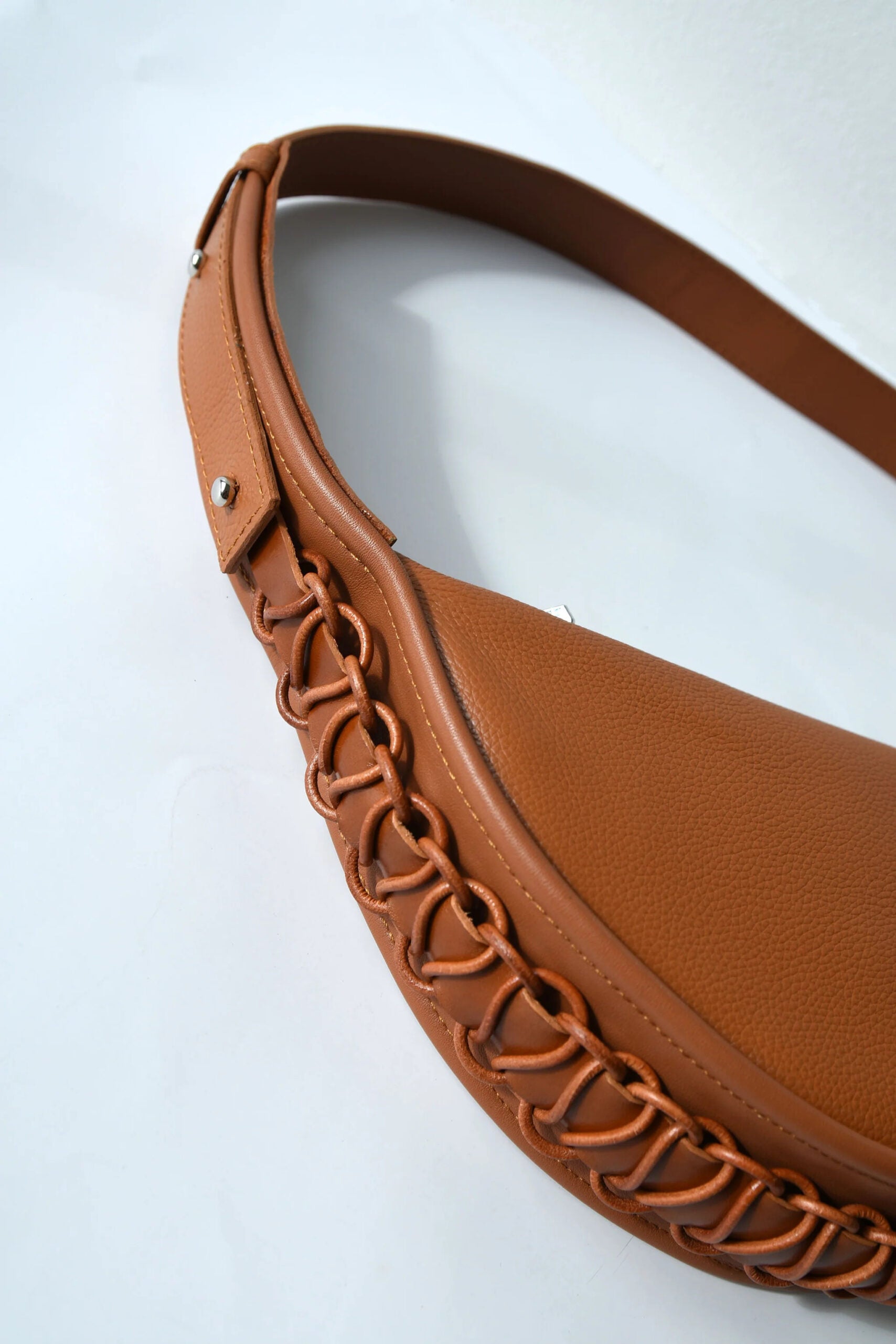 Ateena Handmade Leather Crossbody Bag – Versatile & Durable by Gerda Retter Design at www.brixbailey.com