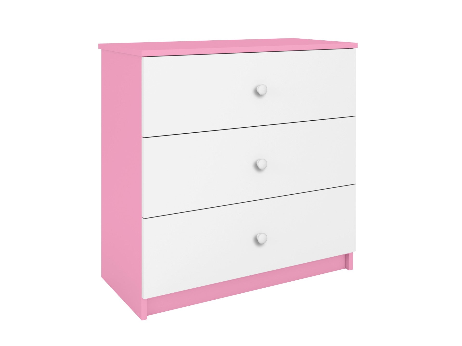 functional babydreams chest of drawers with three spacious drawers in a serene, organized nursery setting