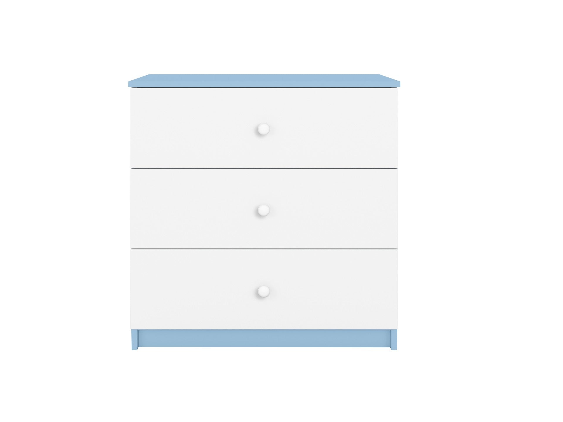 babydreams chest of drawers in a serene nursery with soft morning light highlighting its smooth-gliding drawers
