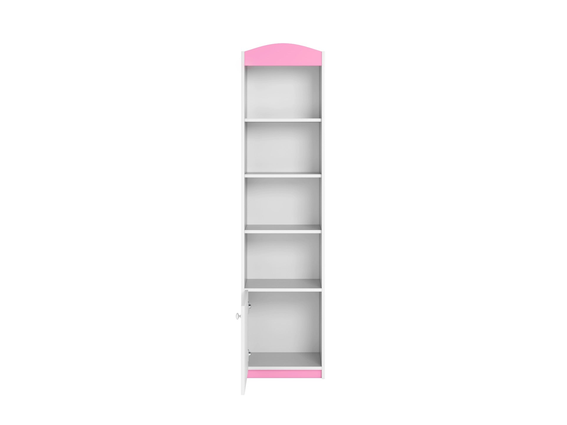 functional babydreams single shelf in a childs room with soft morning light on its closed storage compartment
