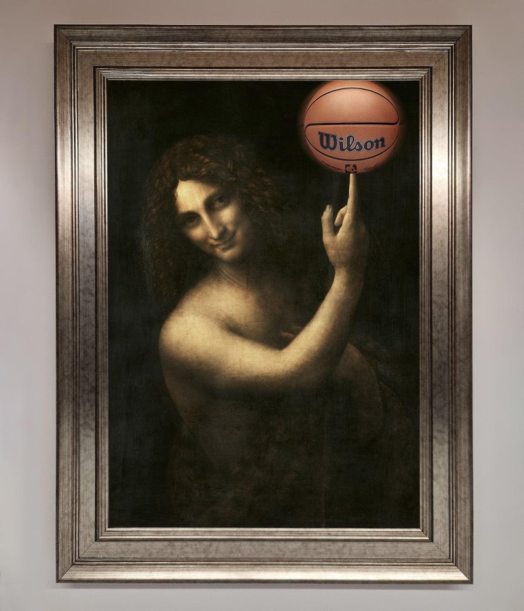 Basketball Renaissance Altered Framed Print