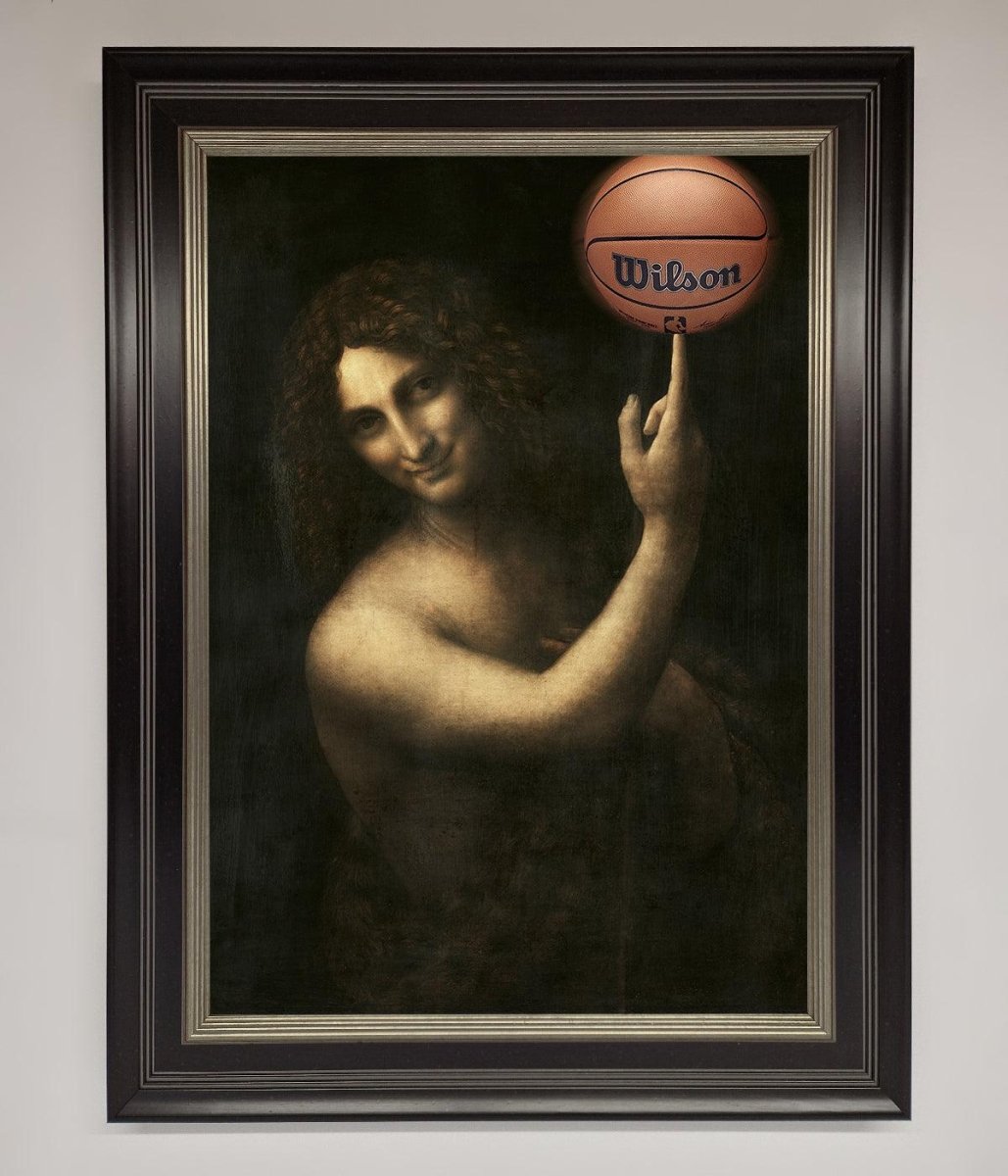 Basketball Renaissance Altered Framed Print