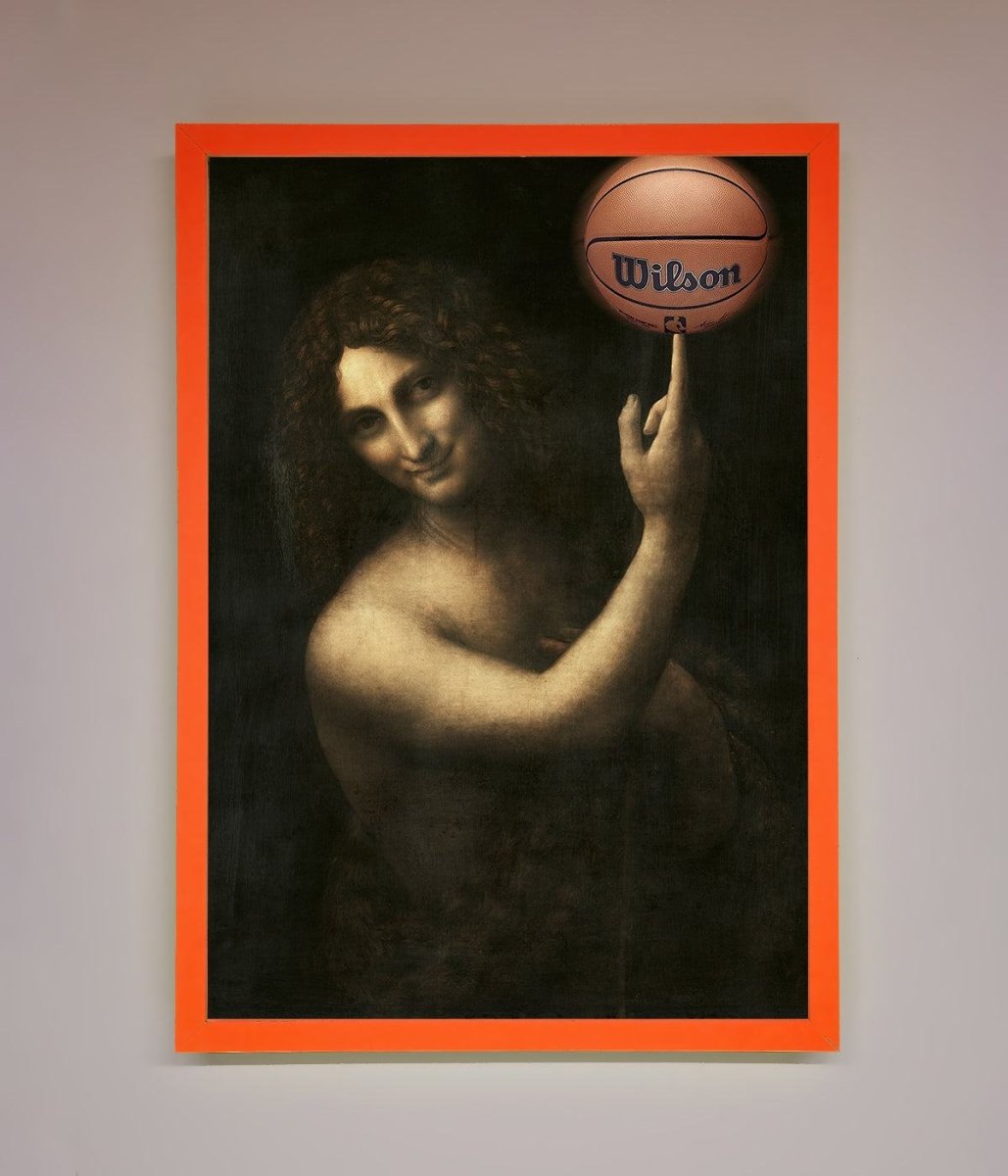 Basketball Renaissance Altered Framed Print