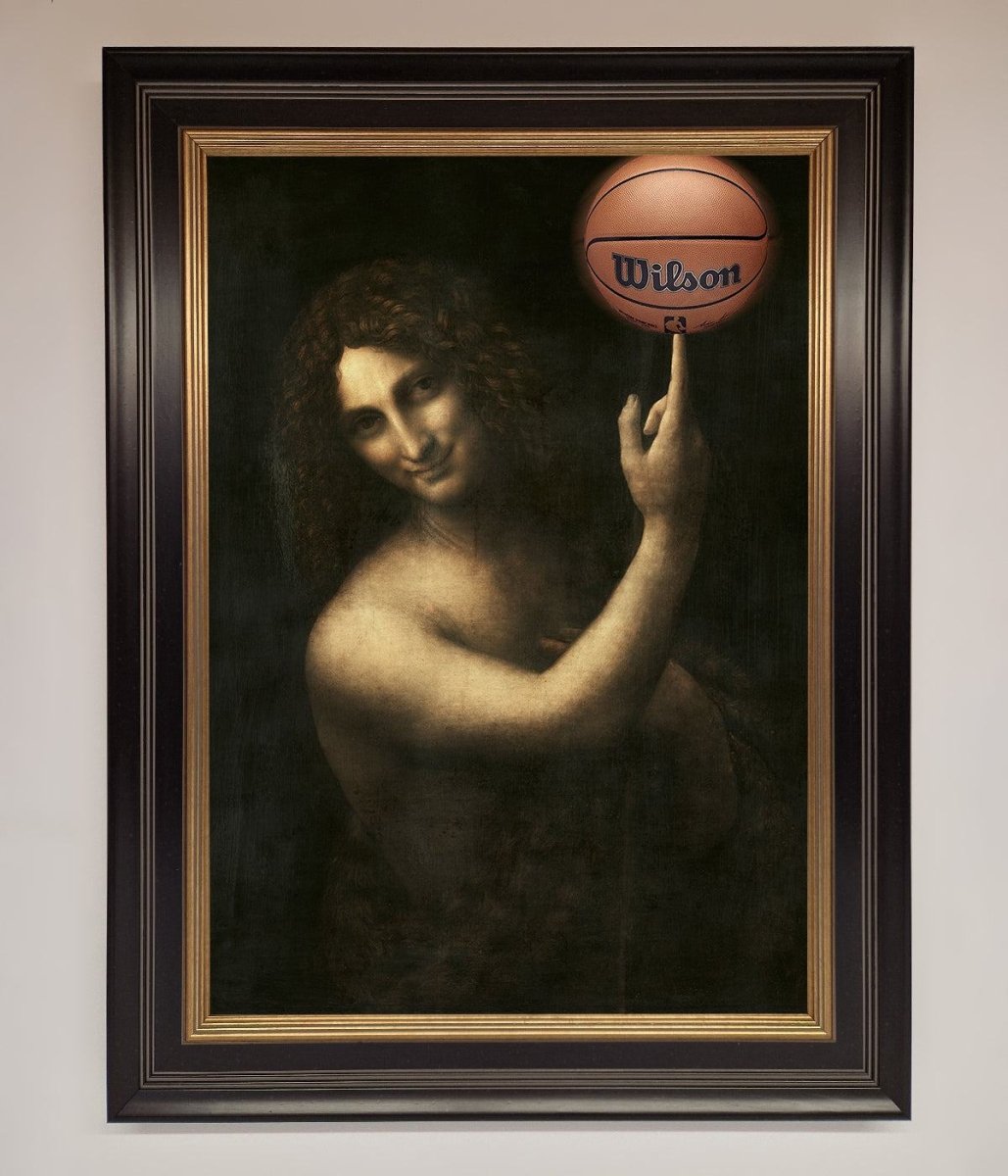 Basketball Renaissance Altered Framed Print