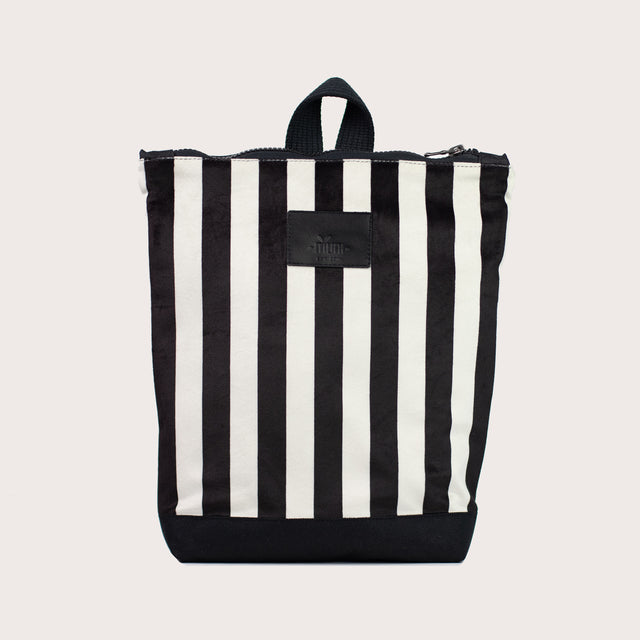 Stylish Striped Backpack – Chic, Durable & Comfortable by Muni at www.brixbailey.com