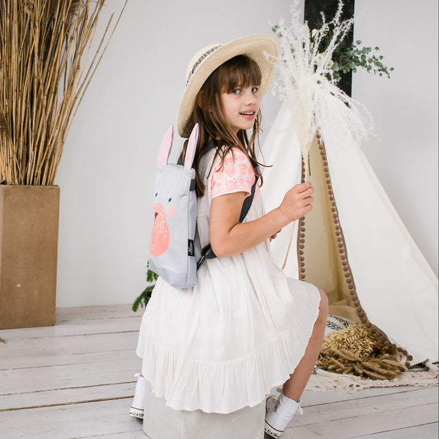 Durable Bunny Kids Backpack – Lightweight & Waterproof by Muni at www.brixbailey.com
