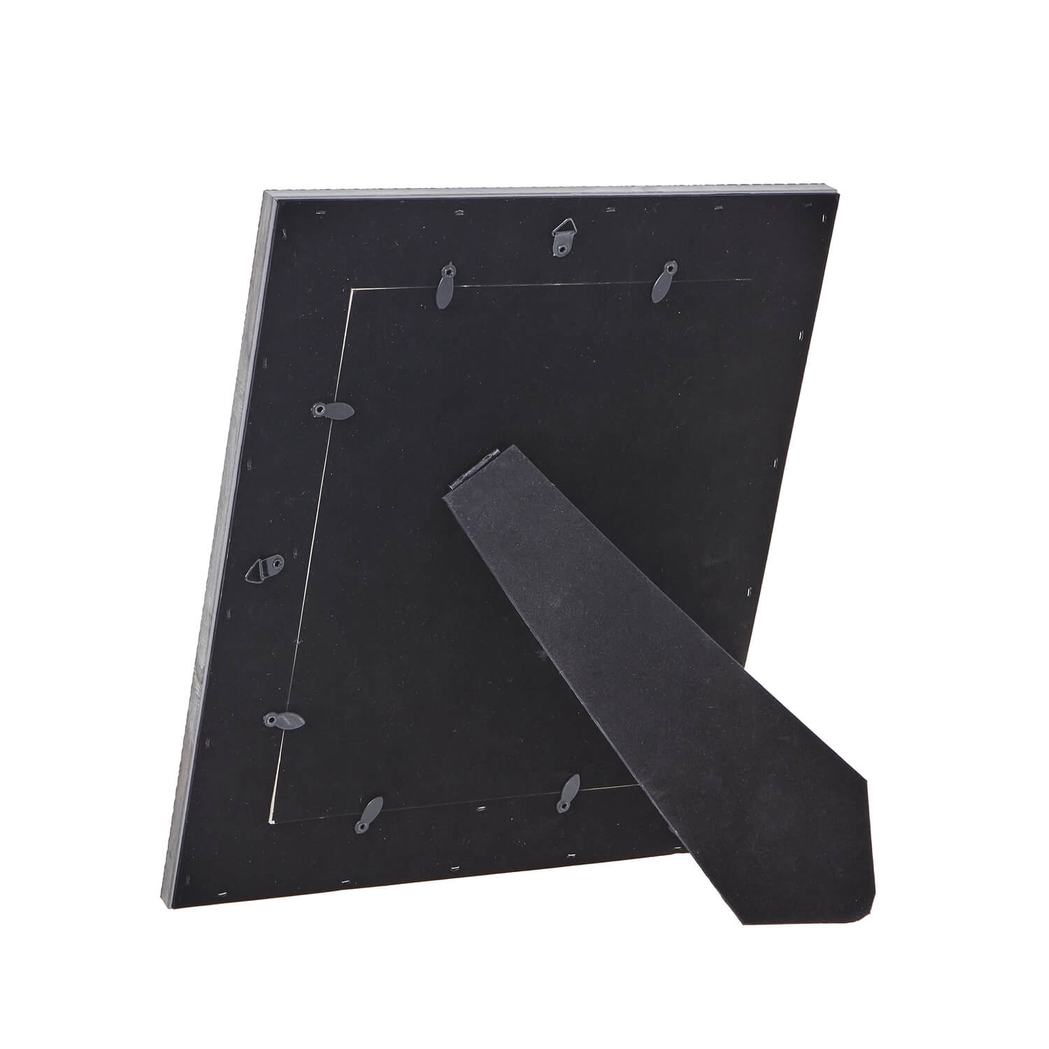 Handwoven grey-washed wood photo frame with 8x10 display, artisanal texture for modern home decor by Sostter at brixbailey.com