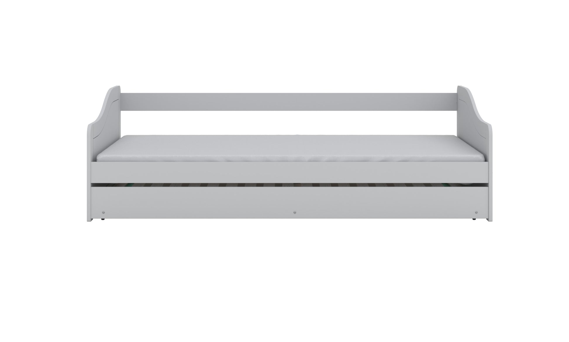 functional white blanka kids bed with four spacious drawers for toy storage