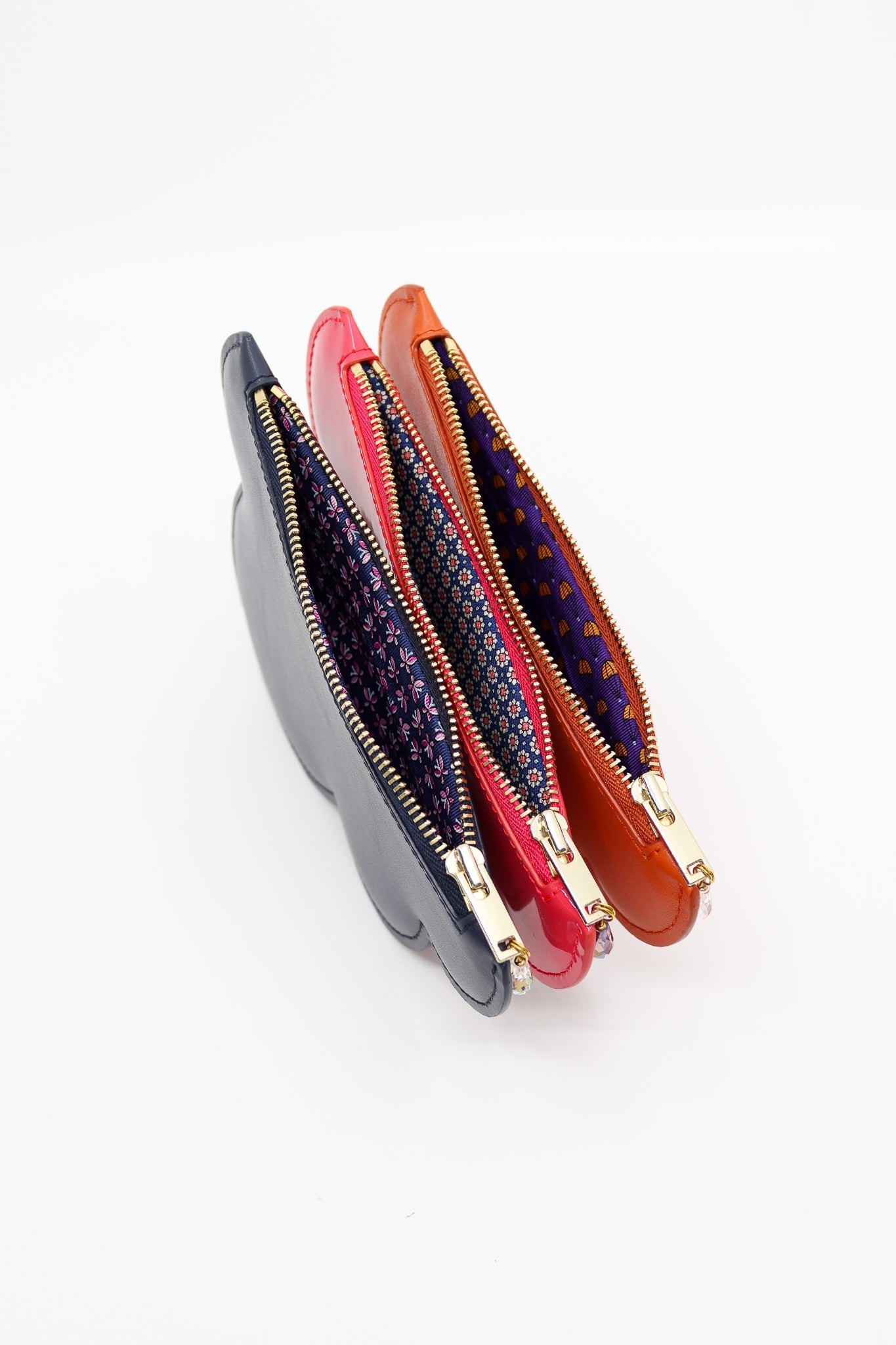 Eco-Friendly Leather Cloud Wallet – Swarovski & Silk Lined by Tairi Roosve at www.brixbailey.com