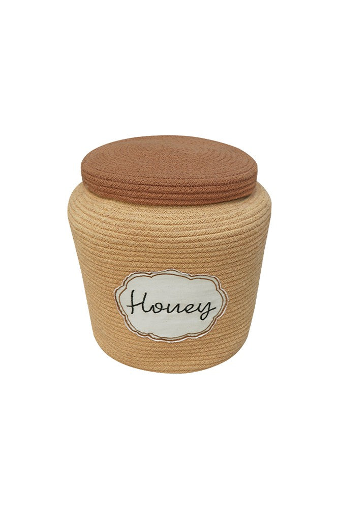 Decorative Basket Honey Pot