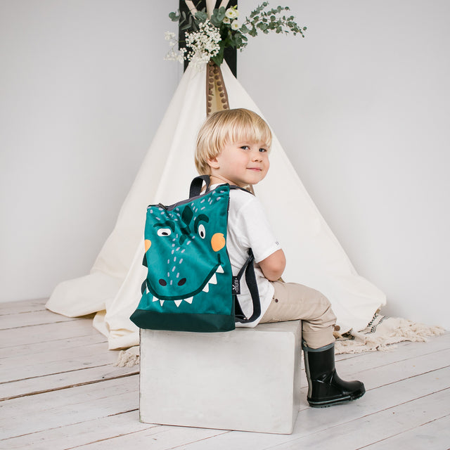 DINO-rrific Kids Backpack – Fun & Sturdy for Outdoor Adventures by Muni at www.brixbailey.com