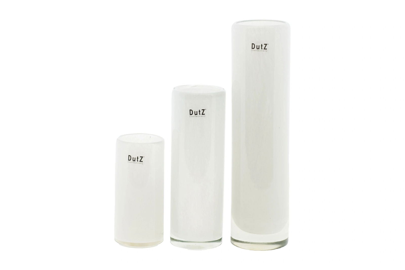 CYLINDER Vase - H25 D6.5 cm - WHITE Colour by DutZ