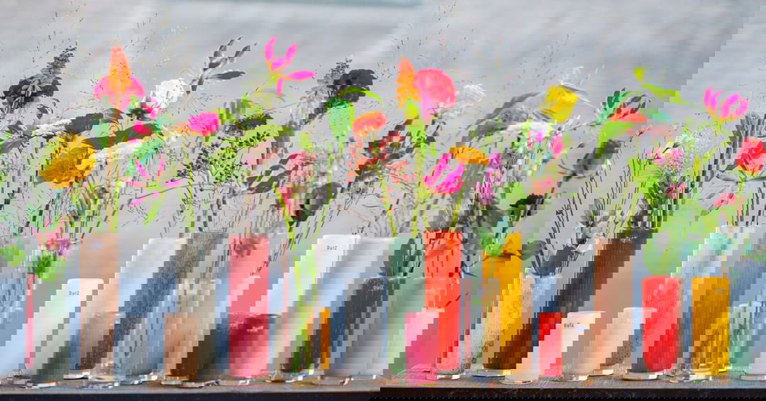 CYLINDER Vase - H25 D6.5 cm - NEWGREY Colour by DutZ