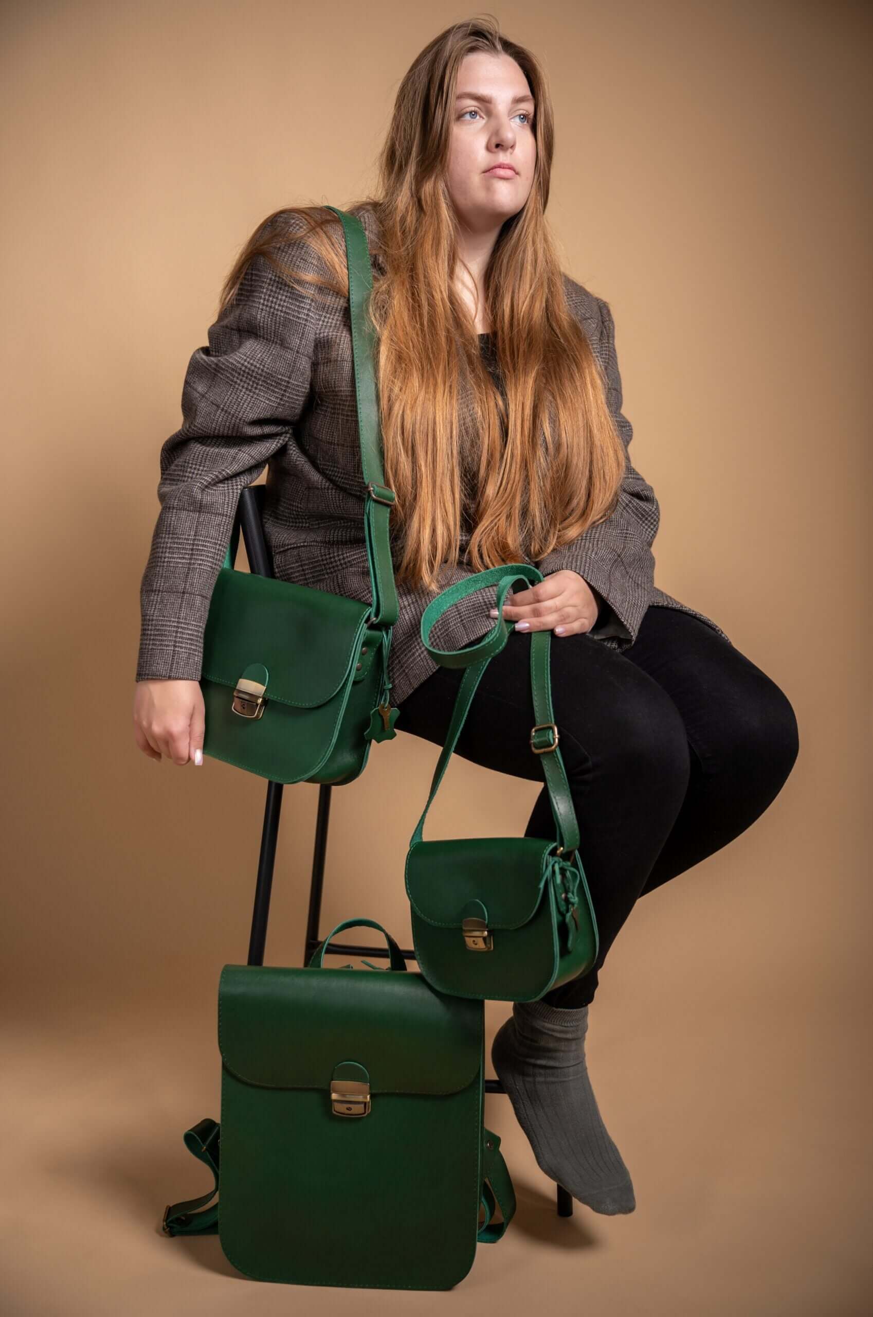 Zelma Kraft Classic Cut Saddle Bag – Timeless Elegance & Durability by Zelma Kraft at brixbailey.com