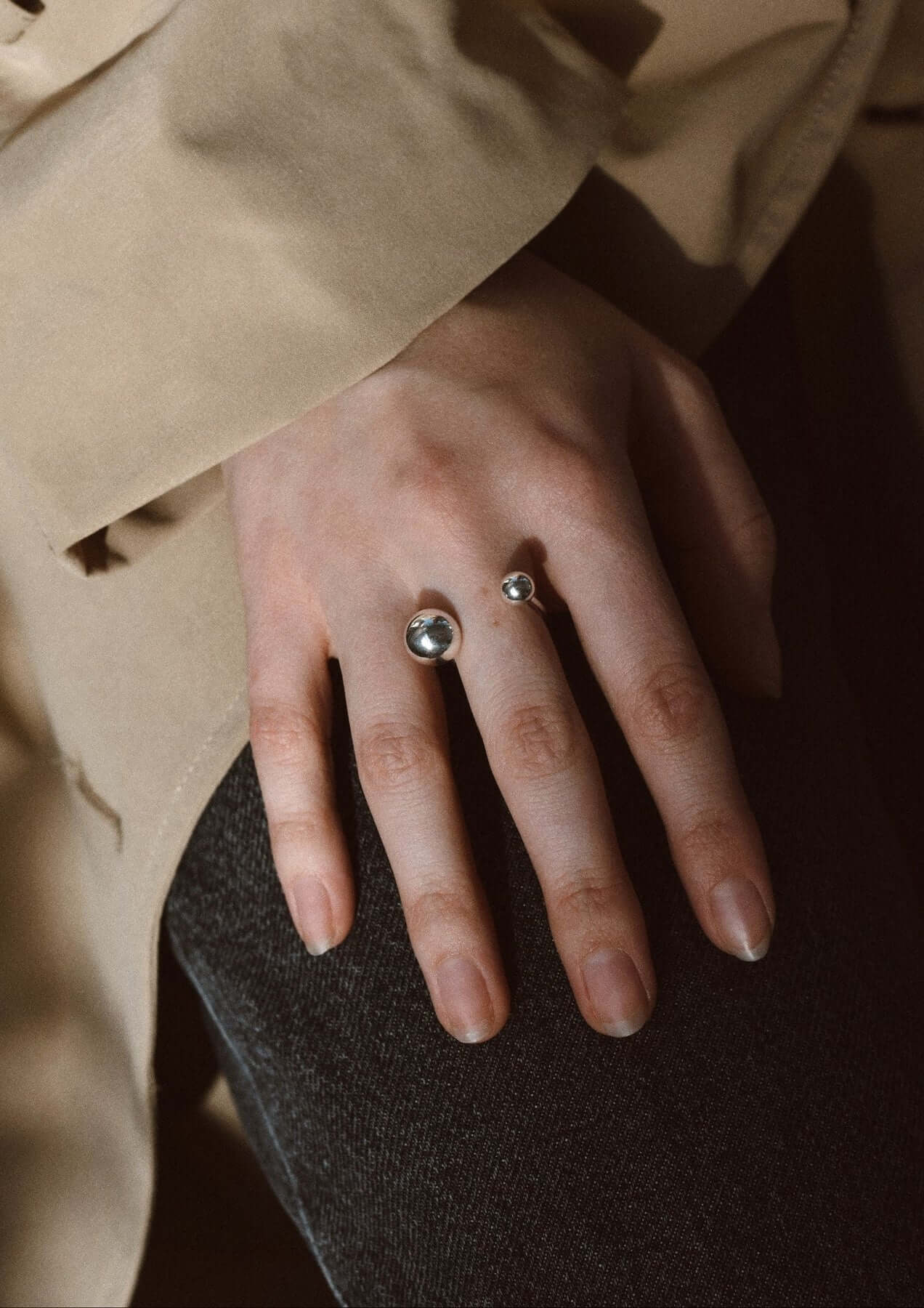 Sterling Silver Bomb Ring – Unique & Adjustable Sizes by NO MORE at www.brixbailey.com