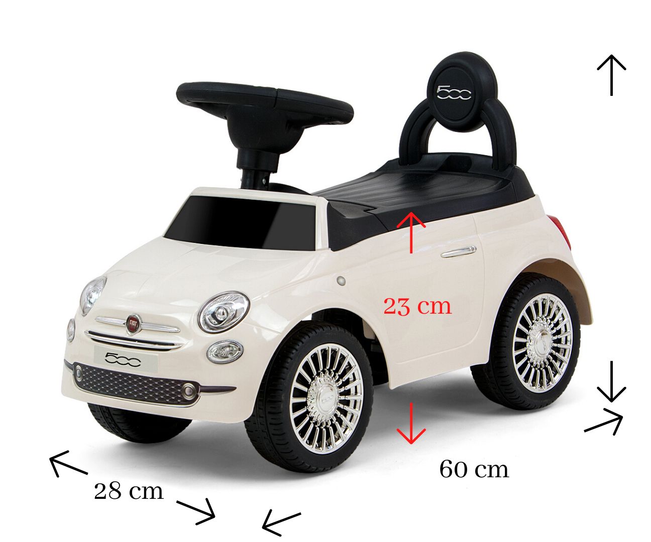 Unleash Fun with the Ride-On Fiat 500 - Interactive Features and Sounds for Kids by Milly Mally at www.brixbailey.com