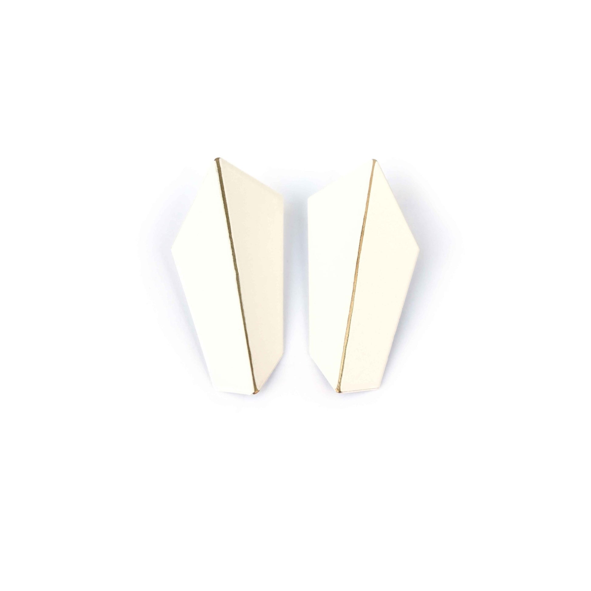 Folded Vertical Earrings