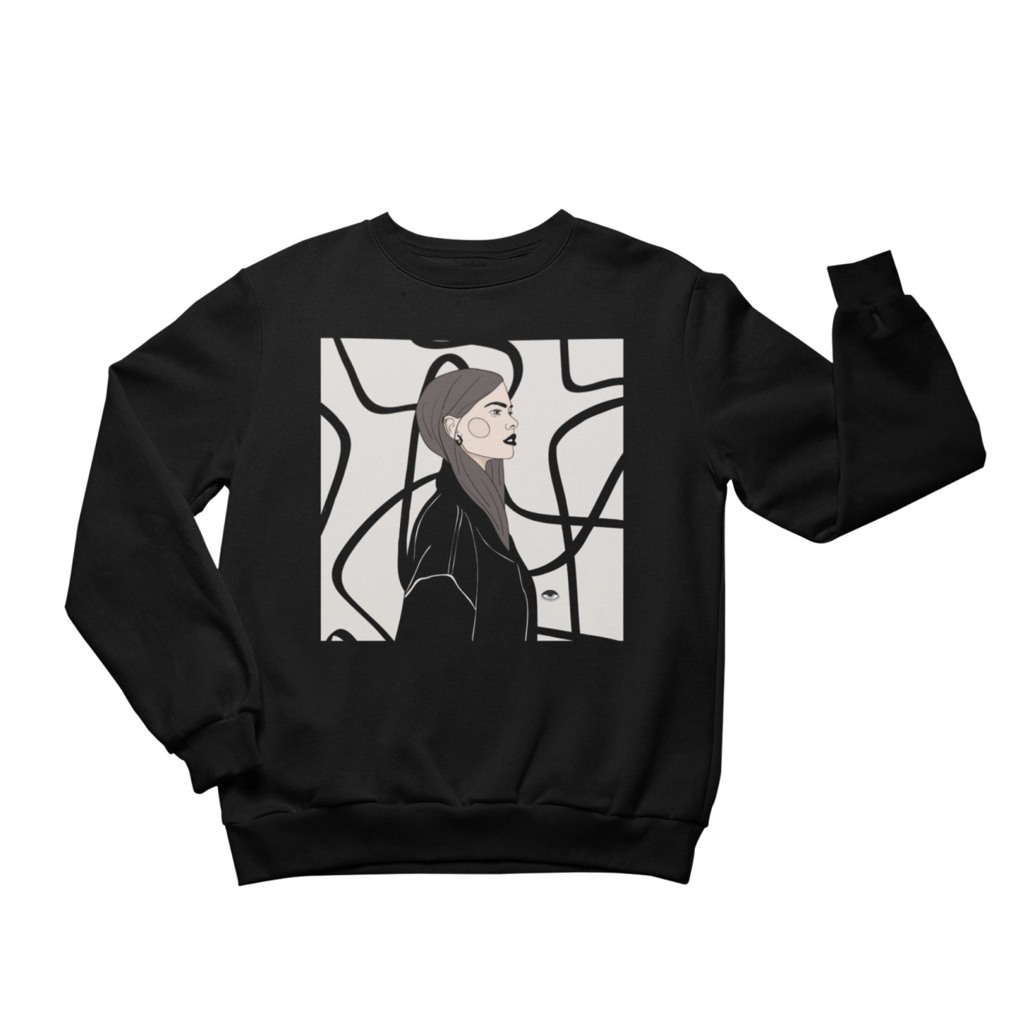 The comfortable crewneck sweatshirt make any outfit work, especially if you want to receive compliments! by Getter Tiivits at www.brixbailey.com