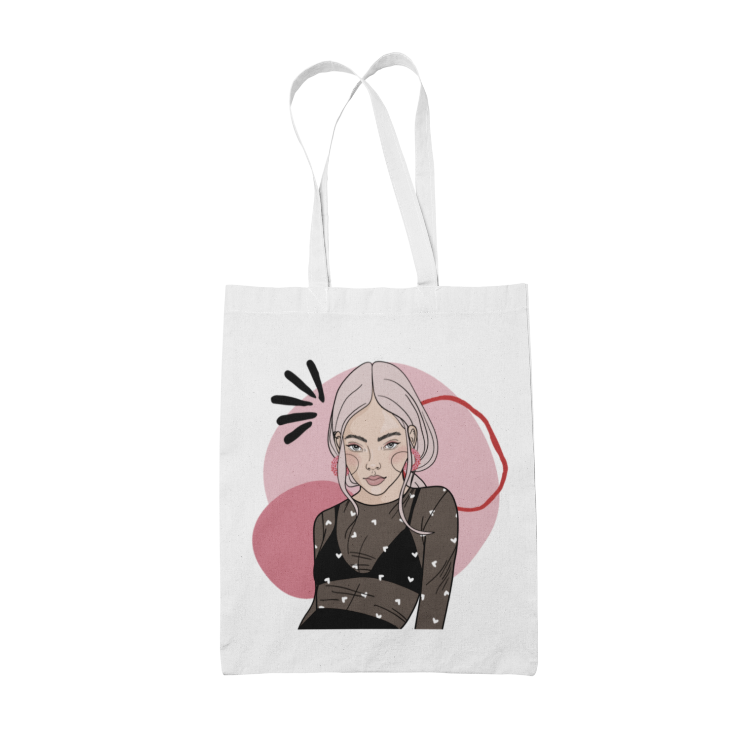 Cotton Tote Bag with Unique Illustrations by Getter Tiivits - Eco-Friendly & Artistic by Getter Tiivits at www.brixbailey.com